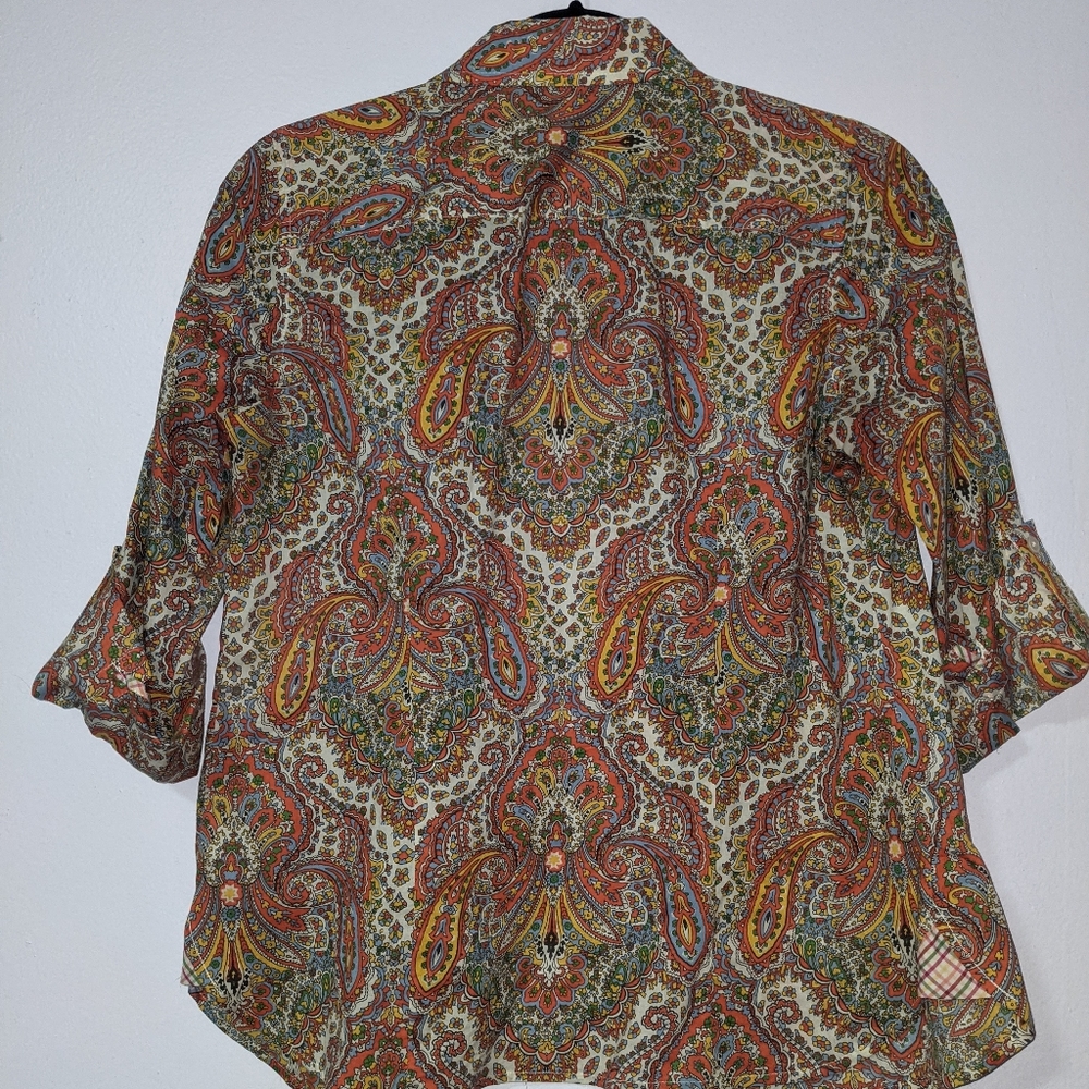 Talbot's Patterned Button Down - image 3